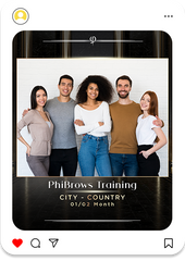 Black And Gold Perspective Picture With Students