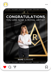 Elegant Wave Congratulations Card Type 2