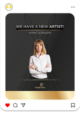 New Artist Congratulations Card Type 2