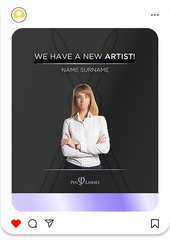 New Artist Congratulations Card Type 2
