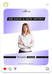 New Artist Congratulations Card Type 3