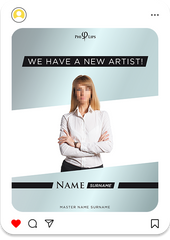 New Artist Congratulations Card Type 3