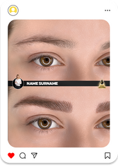 Outline Text Collage With Picture 1