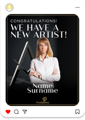 PhiPattern New Artist Congratulations Post