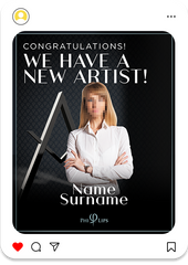 PhiPattern New Artist Congratulations Post