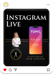PhiStamp Instagram Live Announcement