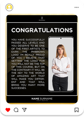 Shadow Lines Congratulations Card