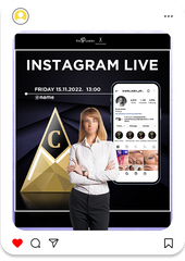 Shadow Lines Instagram Live Annoucement