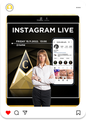 Shadow Lines Instagram Live Annoucement