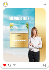 Vacation Announcment Post Type 1