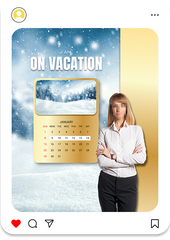 Vacation Announcment Post Type 1