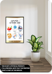 Poster-Lip PMU Aftercare