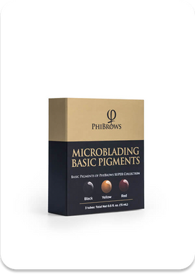 PhiBrows Microblading Pigment Set SUPER - BASIC