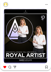 Shadow Lines New Royal Artist Congratulations Post