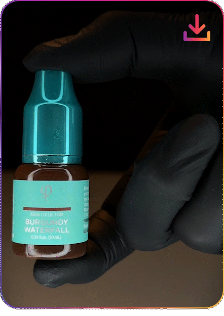 Aqua - Burgundy Waterfall - Hidden Text
