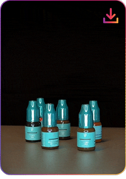 Aqua - Deep Wave Brown - Heart Deny