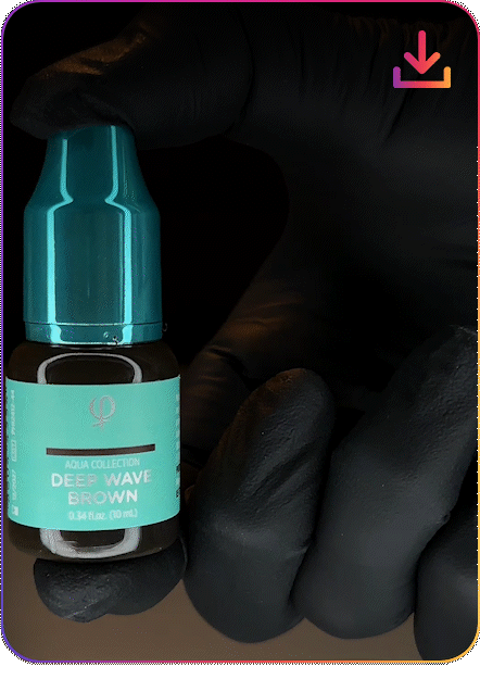 Aqua - Deep Wave Brown - Hidden Text